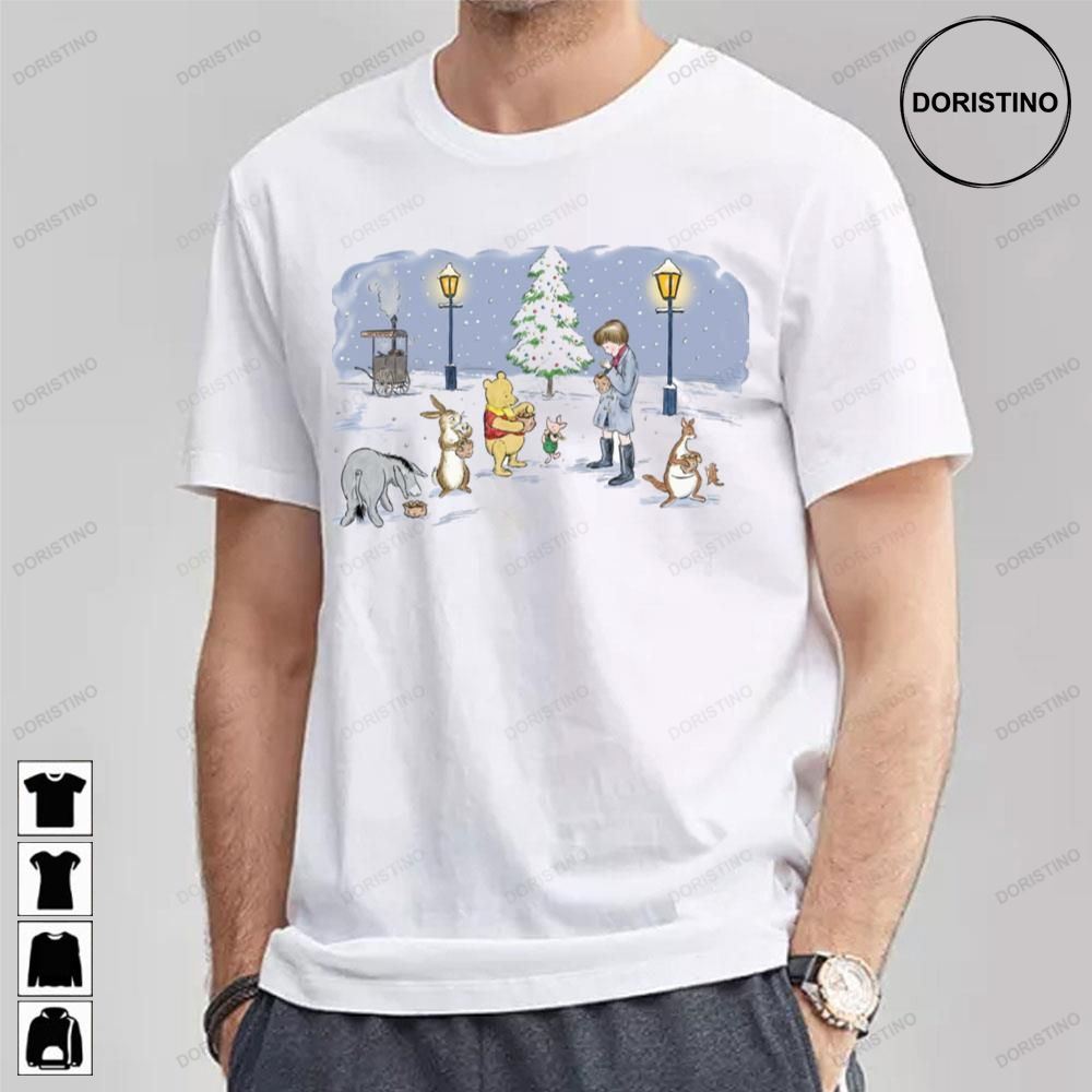 Christmas Night Winnie The Pooh Limited Edition T-shirts